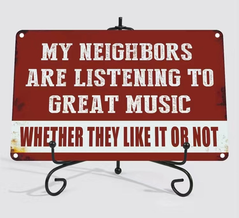 Neighbors sign