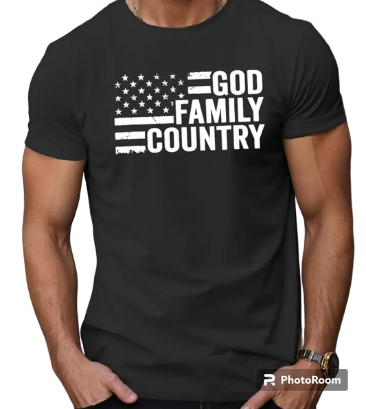 God, Family, Country T-Shirt