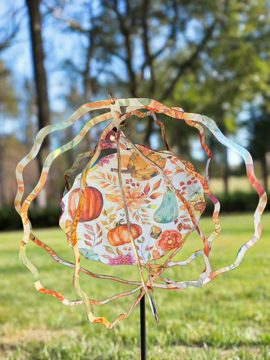 Metal 3-D Wind Spinner