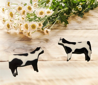 Stud wood sublimated earrings
